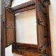 Old Indian carved wooden window