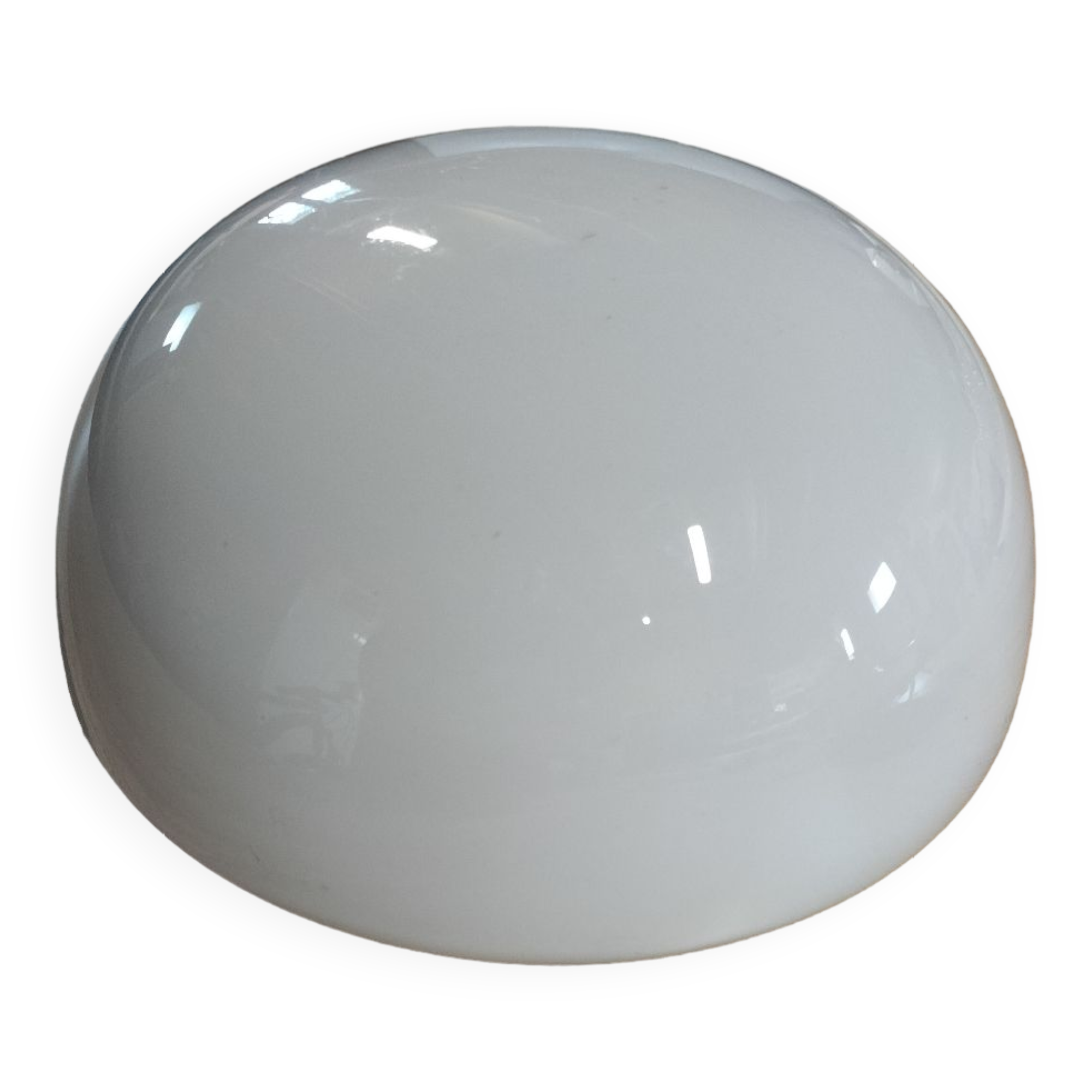 Glass globe ceiling lamp