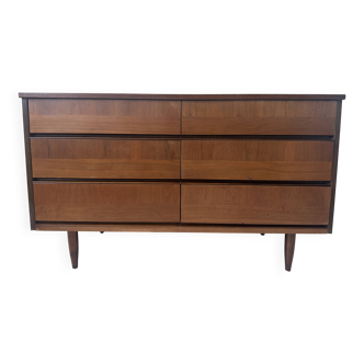 6-drawer Scandinavian style chest of drawers