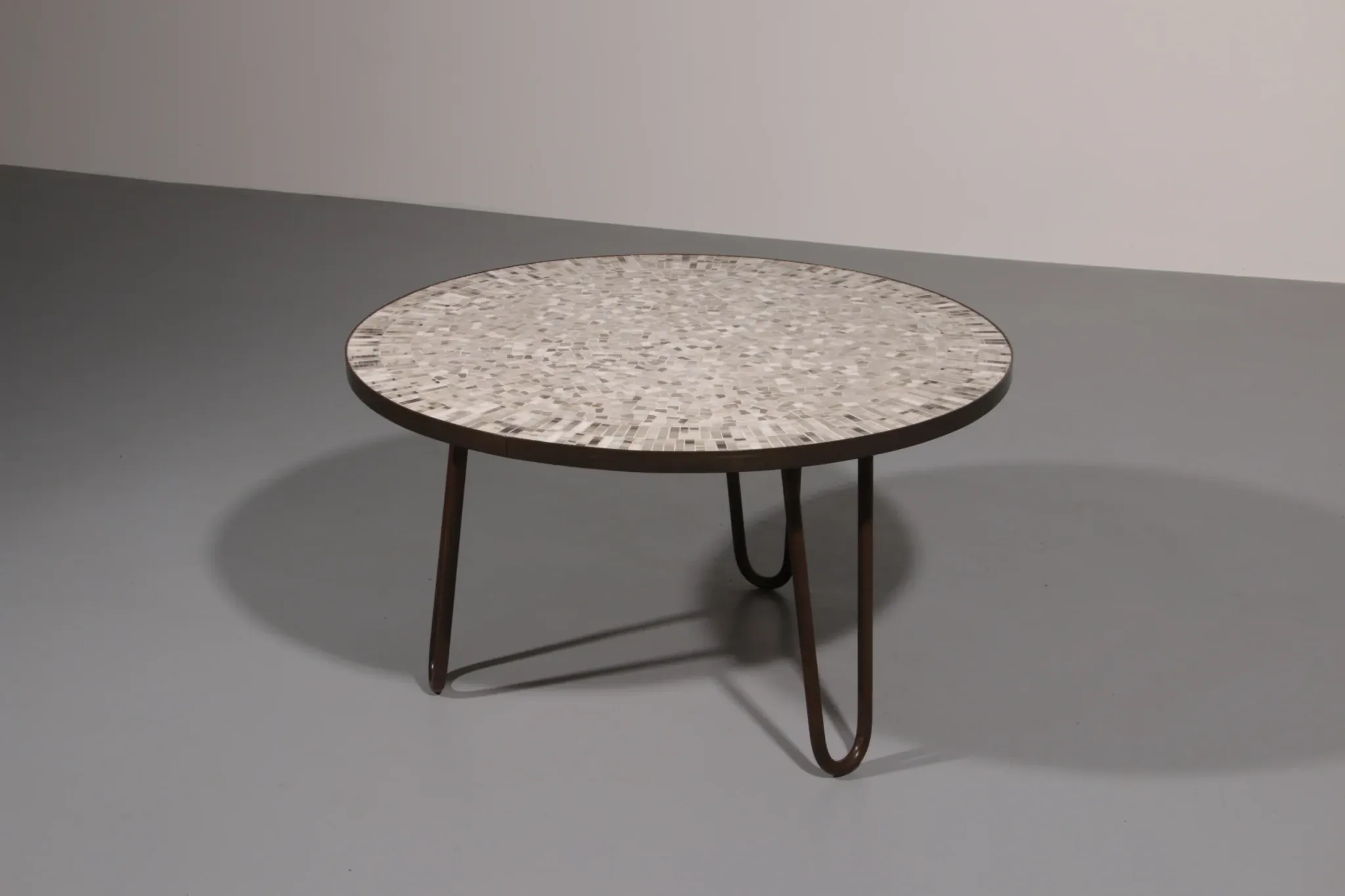 A stunning mosaic coffee table by German sculptor Berthold Müller