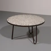 A stunning mosaic coffee table by German sculptor Berthold Müller