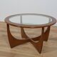 Round Astro Coffee Table in Teak by Victor Wilkins for G-Plan, United Knigdom, 1960s