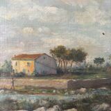 French landscape dated 1922