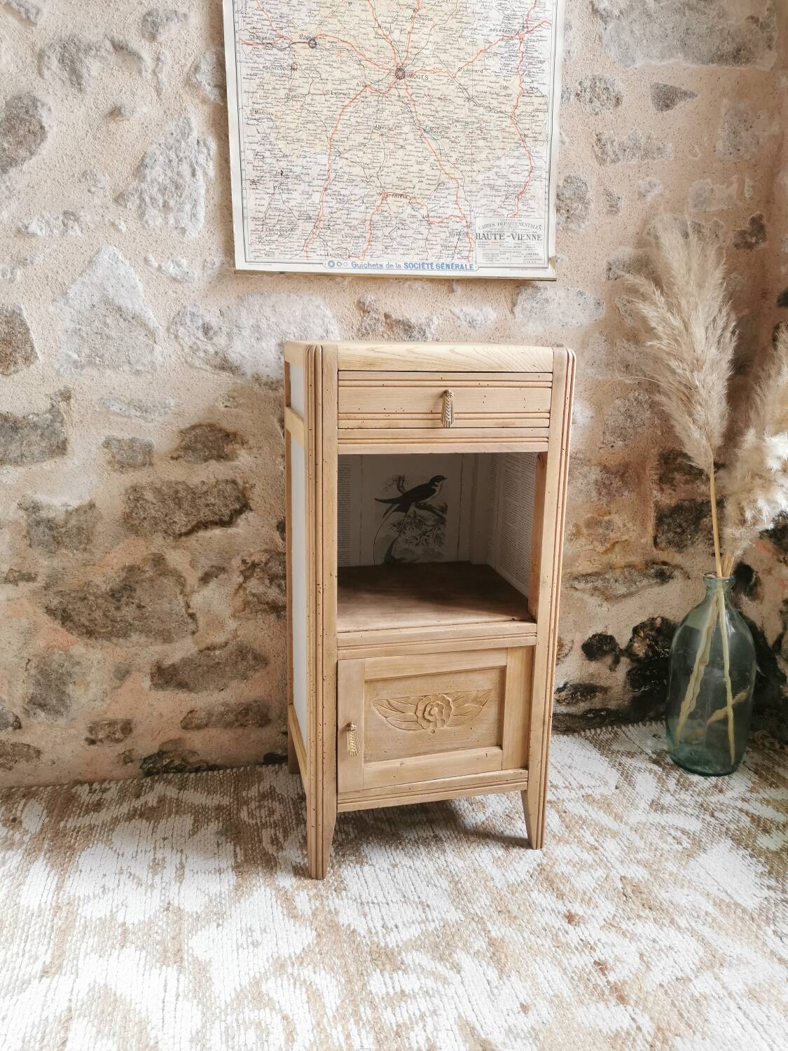 Art Deco Nightstand Fully Renovated