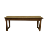 Table de ferme ancienne en chêne 80x200cm