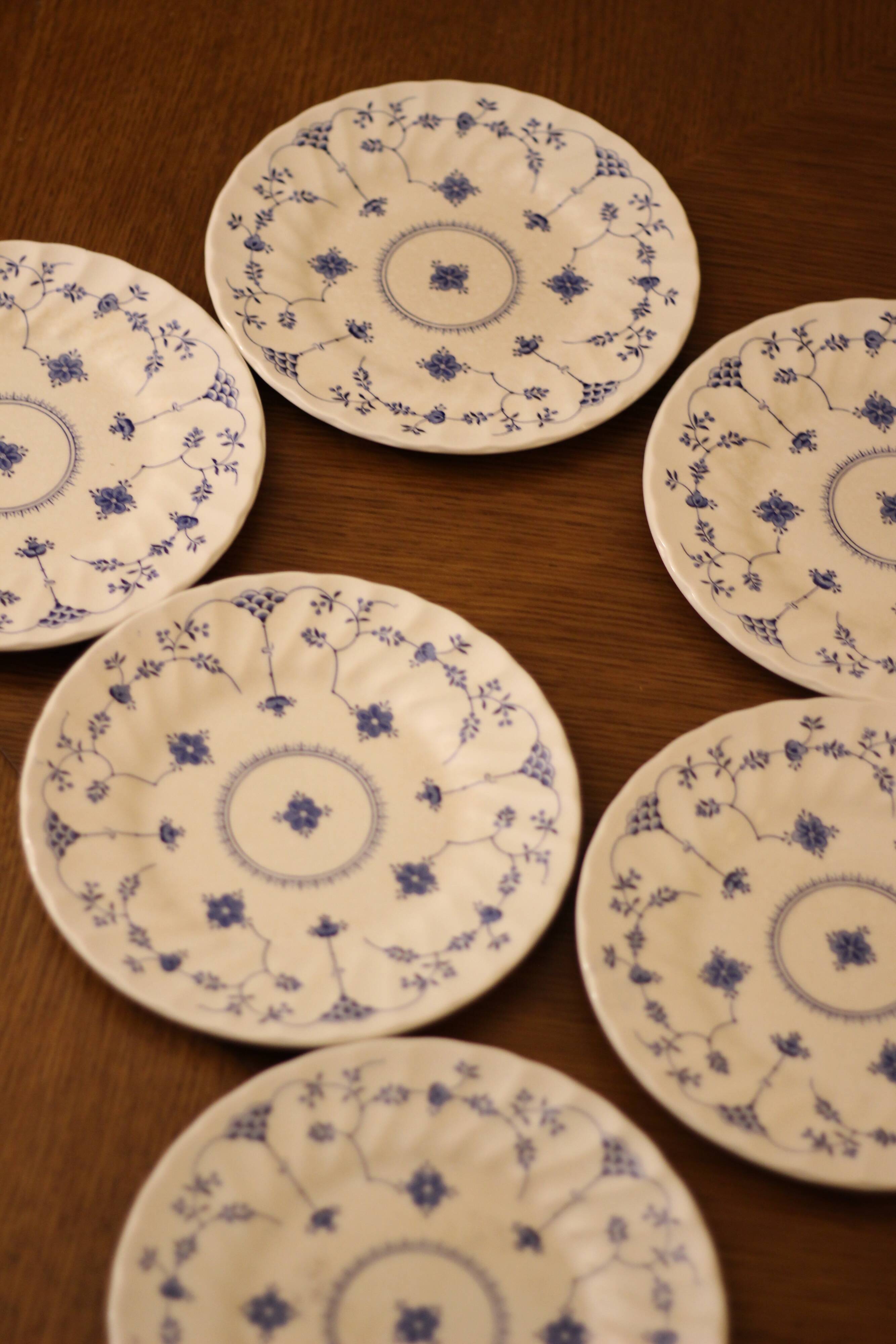 6 Myott Finlandia dessert plates