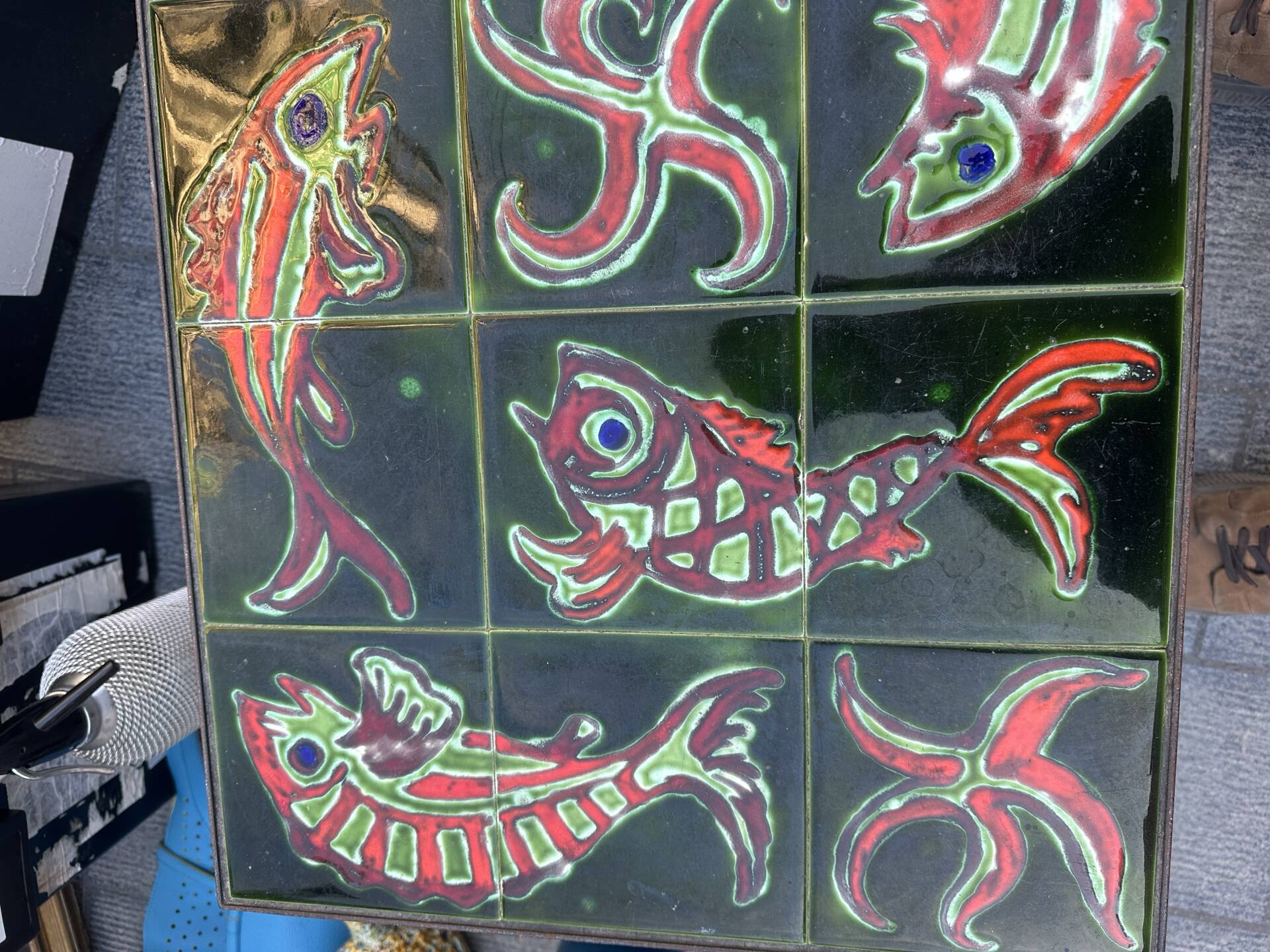 Vintage ceramic coffee table