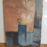 Modern painting vase