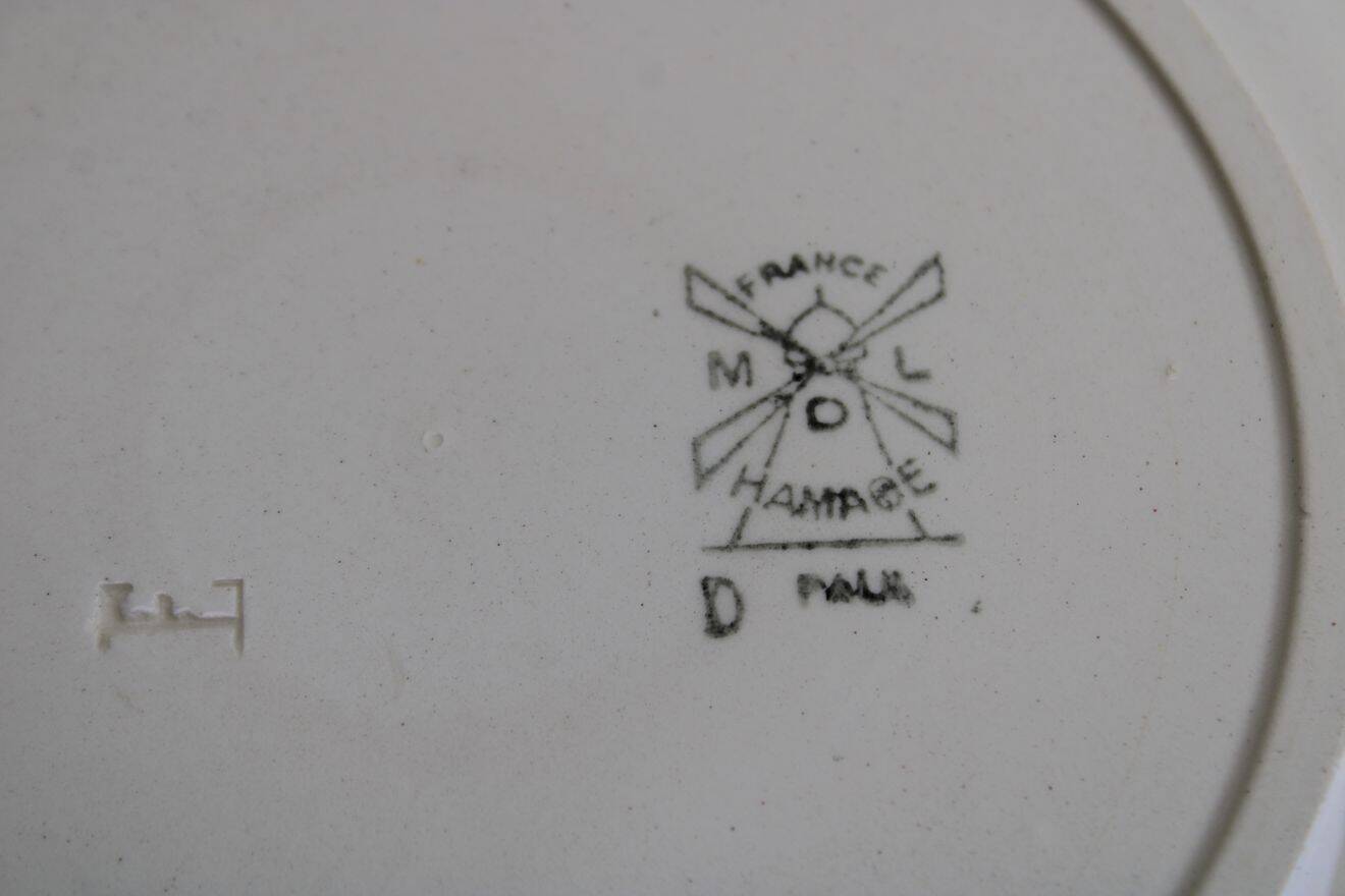 Set of 6 ceramic dessert plates