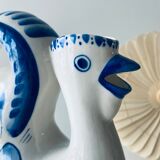 Old ceramic rooster pitcher