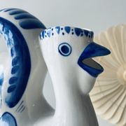 Old ceramic rooster pitcher