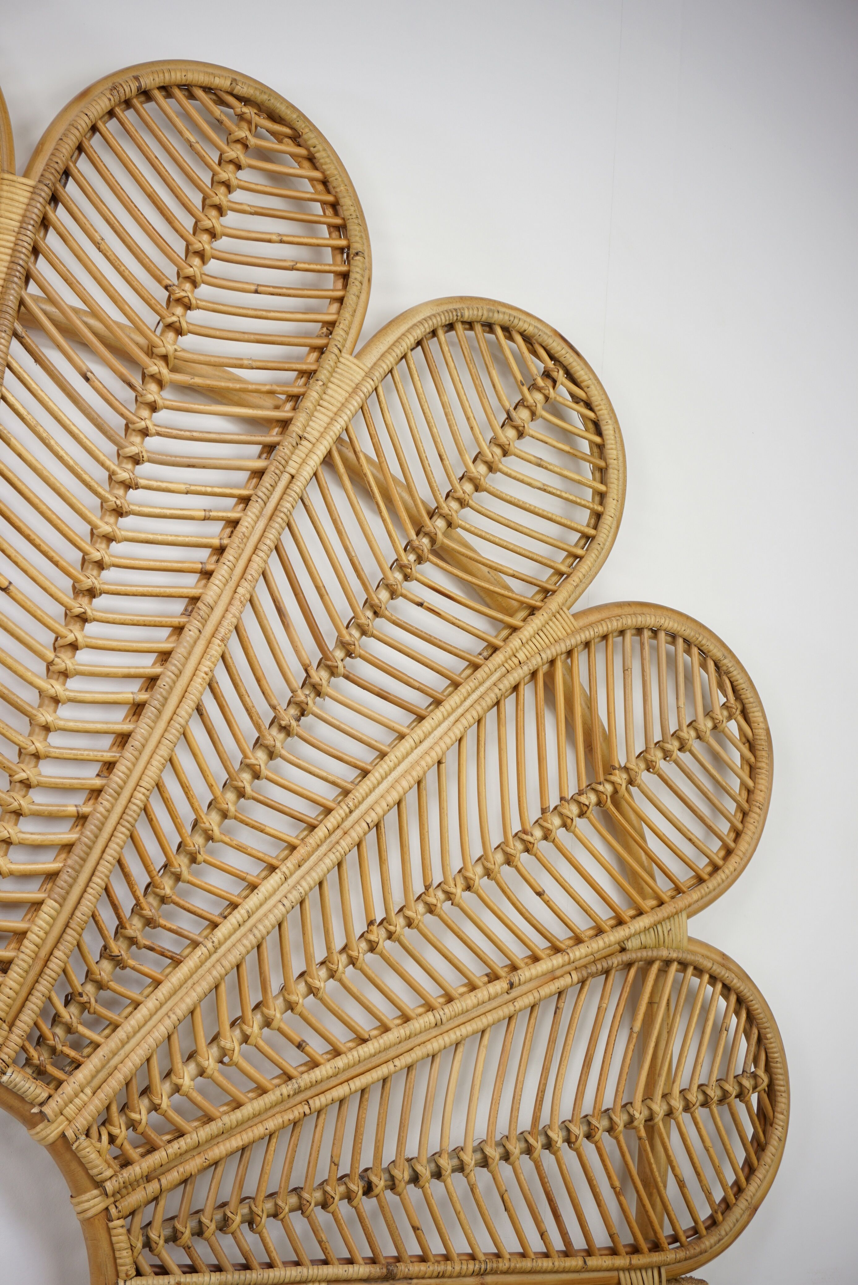Rattan headboard