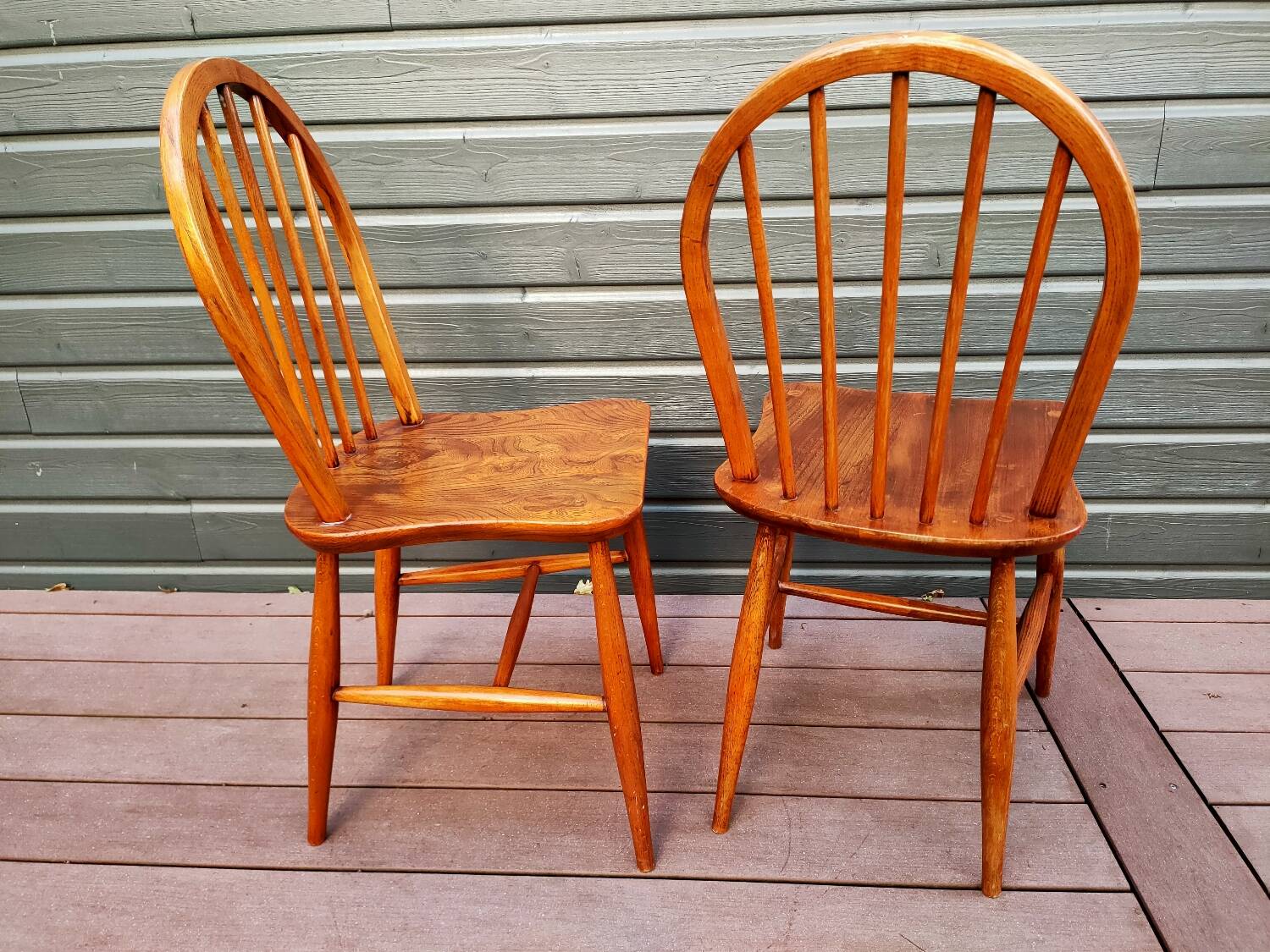 Pair of Ercol chairs in Scandinavian style
