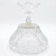 Large Bohemian crystal fruit bowl - 1950s