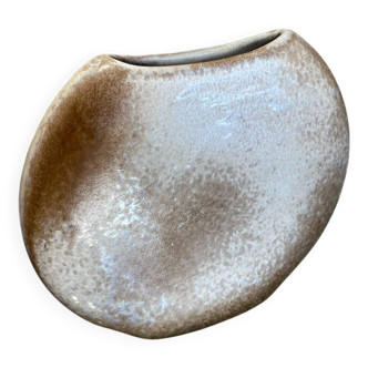 La Légia glazed stoneware vase – hand-signed – 1960s-70s