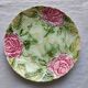 Assiette barbotine fin XIX