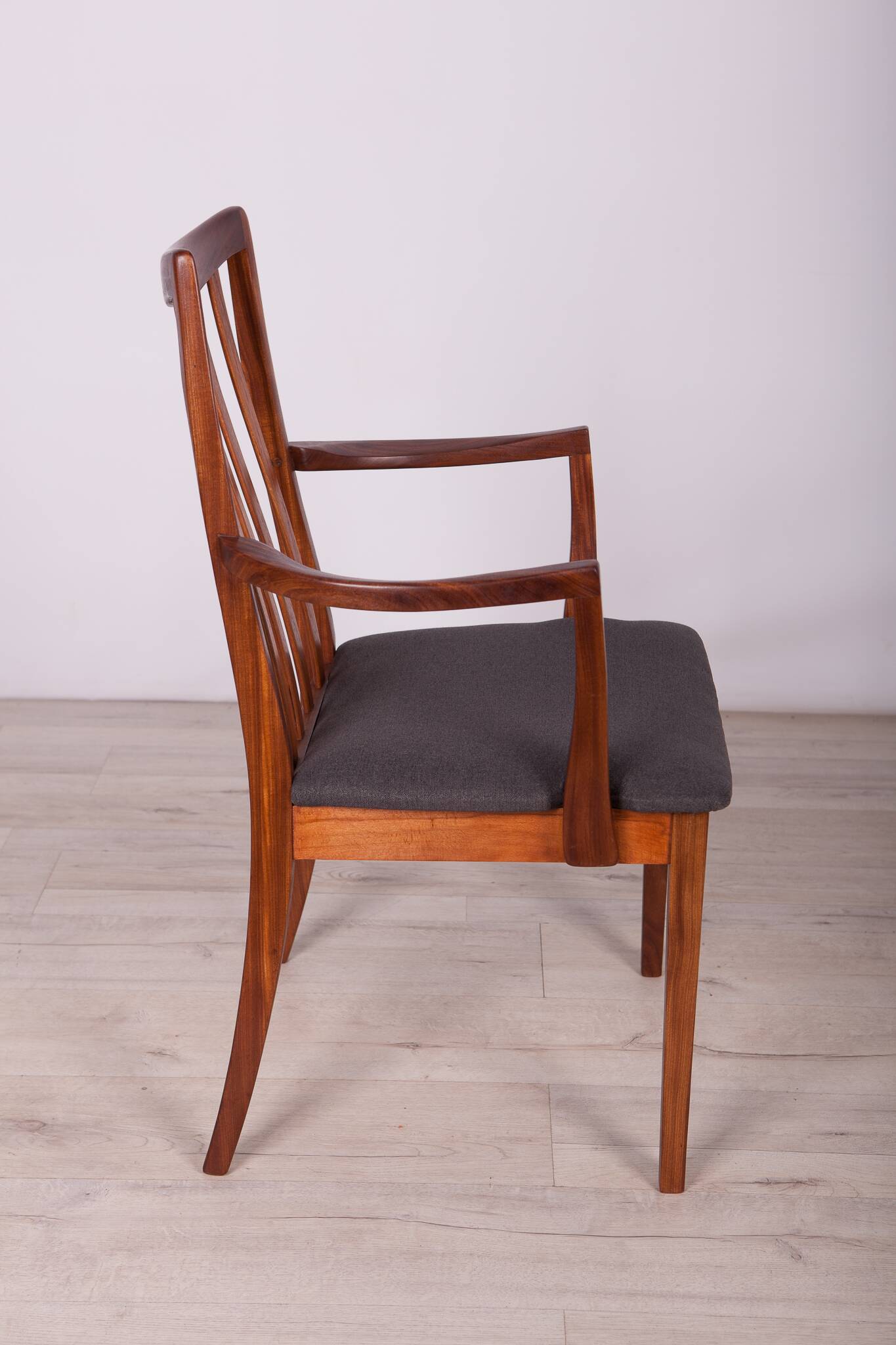 Mid-Century Teak and Fabric Dining Chairs by Leslie Dandy for G-Plan, 1960s, Set of 6
