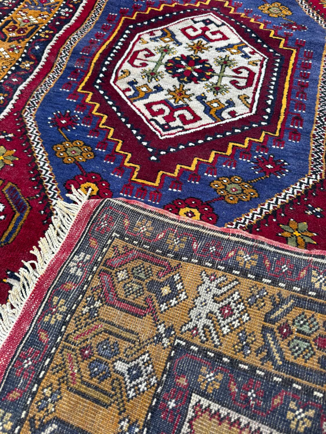 Antique Turkish Yahyali Carpet