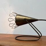 Mid-century German brass table lamp or floor lamp from the 1950s.