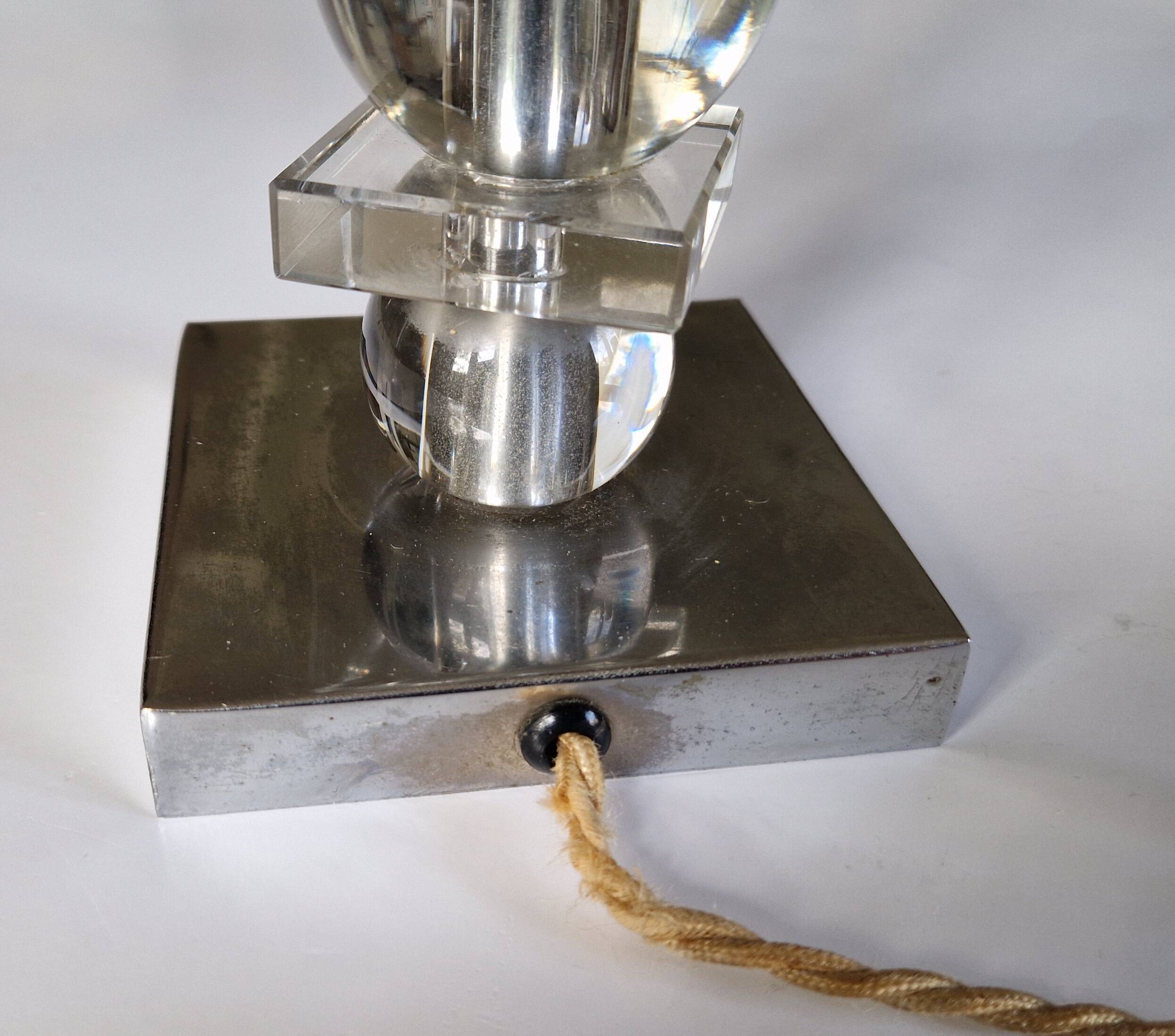 Modernist lamp / Art Deco, Jacques Adnet style