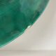 Vallauris - Large oval earthenware "fish" dish with green glaze