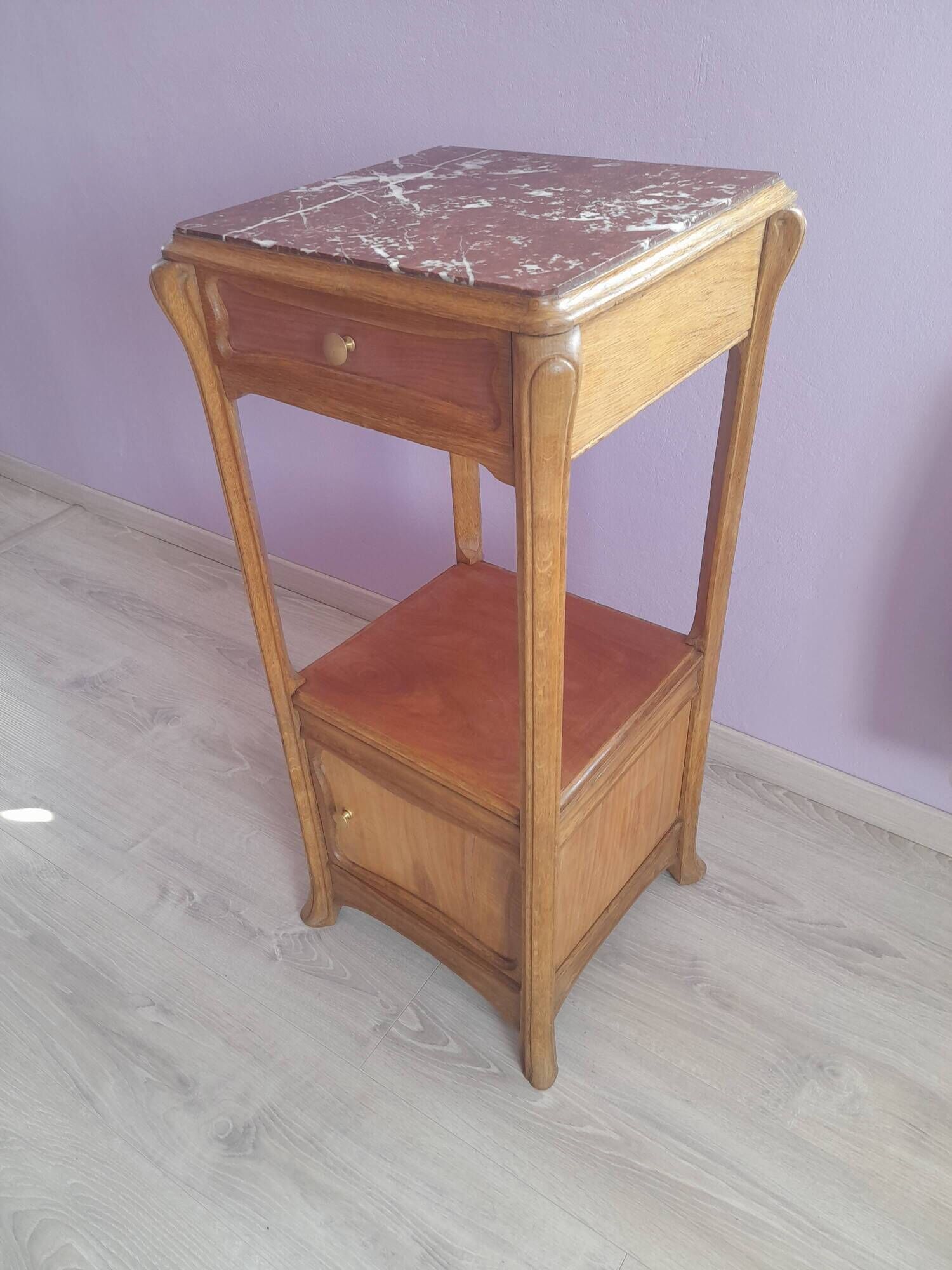 Art Nouveau bedside table