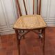 Curved wood bistro chair