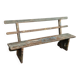 Old wooden bench with beautiful patina