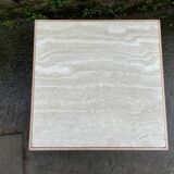 Table basse en travertin Roche Bobois 1980