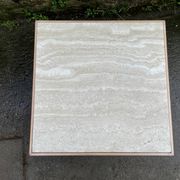 Table basse en travertin Roche Bobois 1980