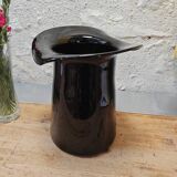 Vintage 70s bowler hat vase pot