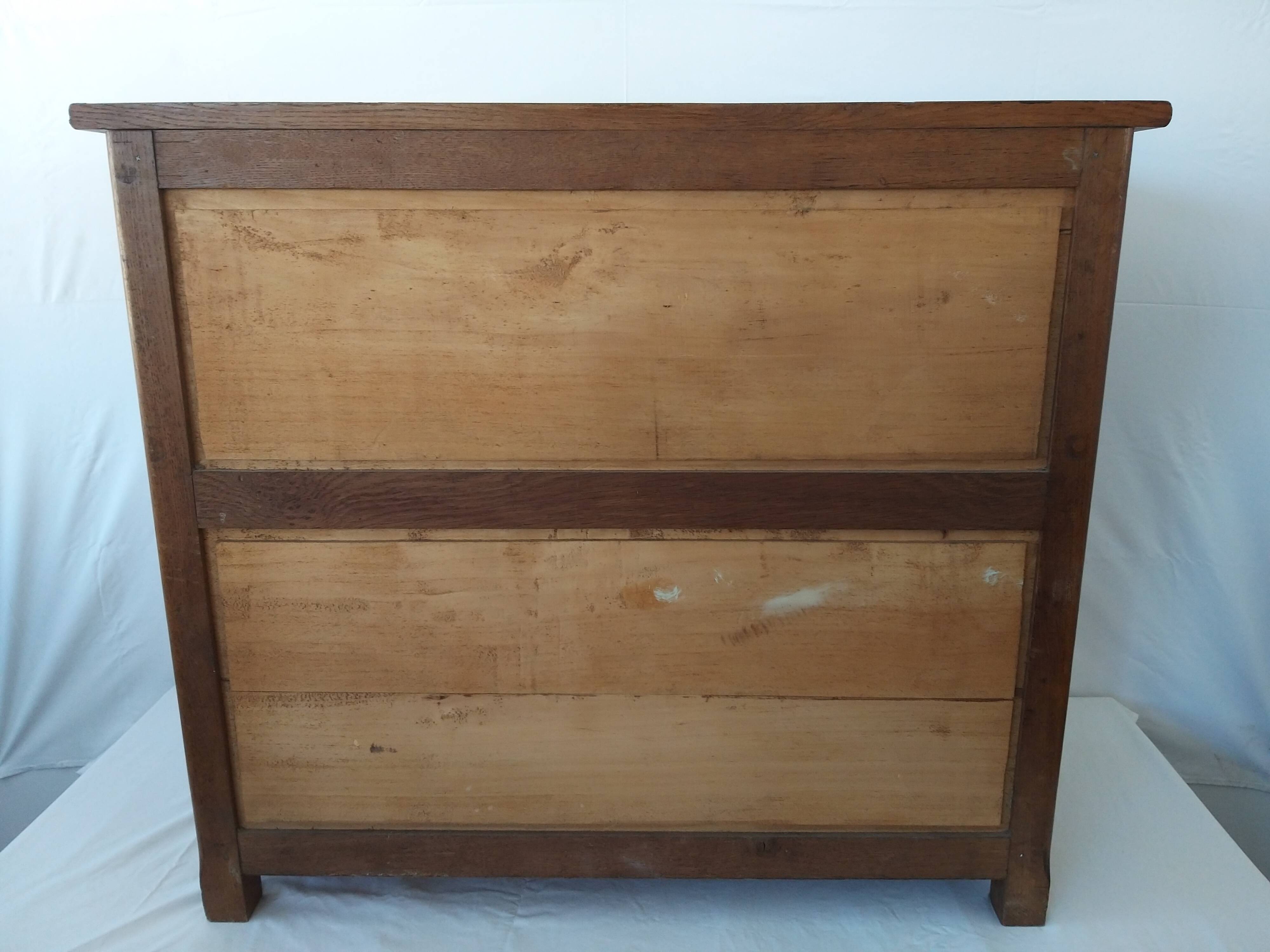 Commode 5 tiroirs en chêne