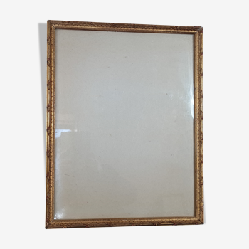Frame stucco wood gilded with gold leaf 43.5x34 cm, foliage 41.6x32 cm SB