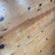 Round solid pine dining table with 2 extensions