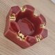 Art Deco earthenware ashtray