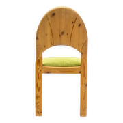 The Modern Scandinavian Oregon Pine Mid-Modern Dining Set - 4 Accent Chairs and 2 Armchairs
