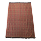 Plaid en laine tissée jacquard à décor Jamawar réversible