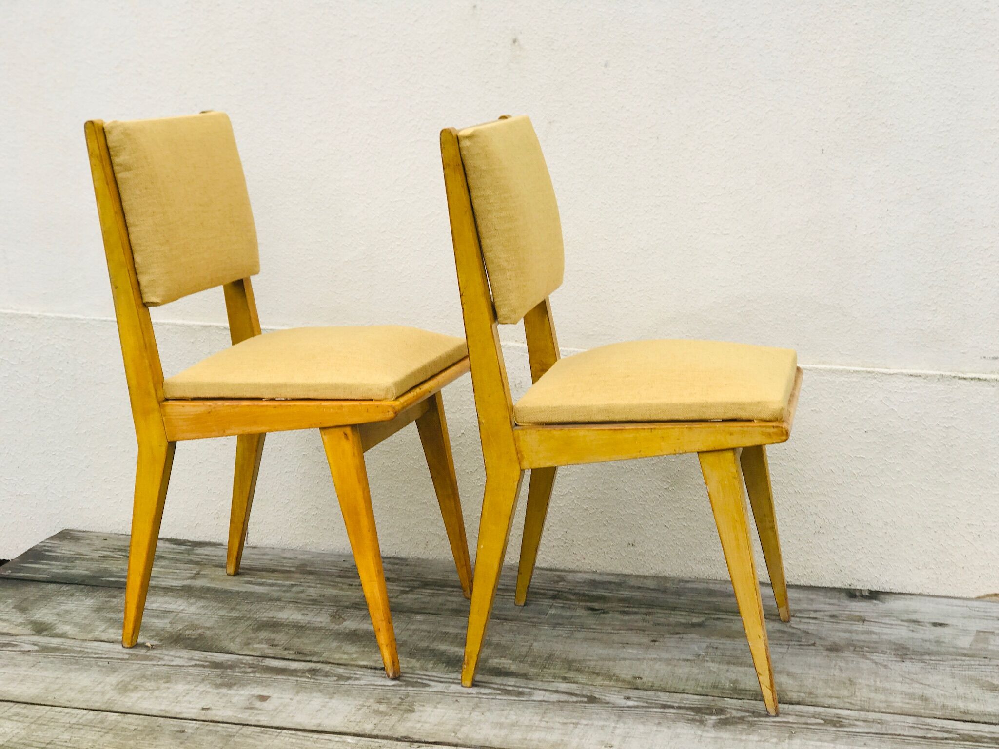 Vintage chairs pair, 1950s