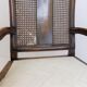 Chaise en bois néobaroque avec vannerie viennoise