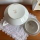 Antique porcelain coffee pot with stamped fire