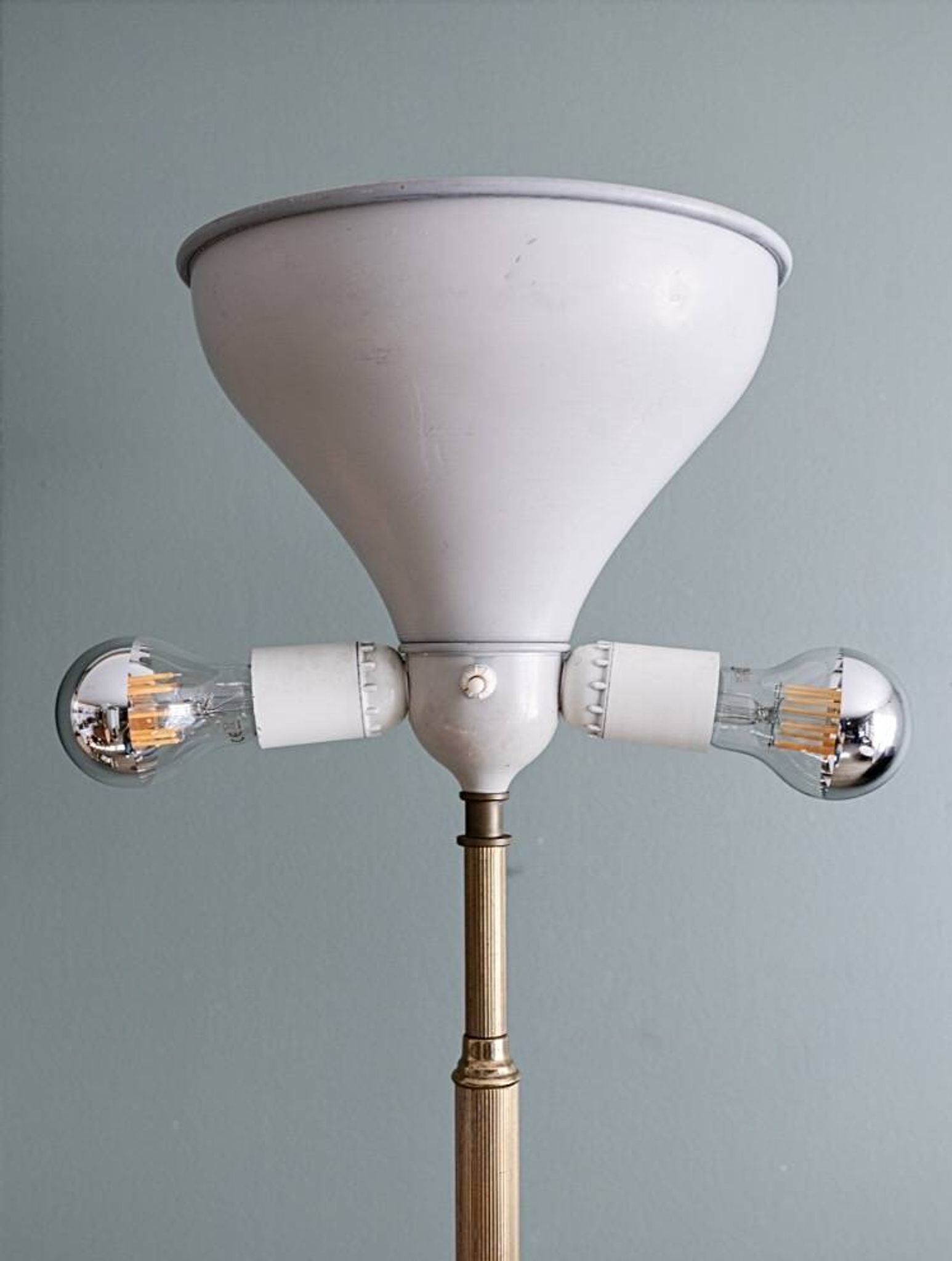 Italian onyx and brass floor lamp
