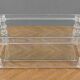 Table basse design Maison Roméo en lucite et verre – années 70