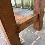 Vintage beech workbench with patina of use