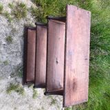 Old rustic wall shelf