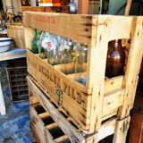 Wooden bottle buddy crate