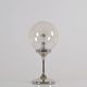 Space age table lamp by Doria Leuchten with chrome and glass, 1970s