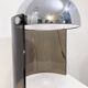 Mid-Century Modern Pair of Chrome and Plexiglass, 1970s