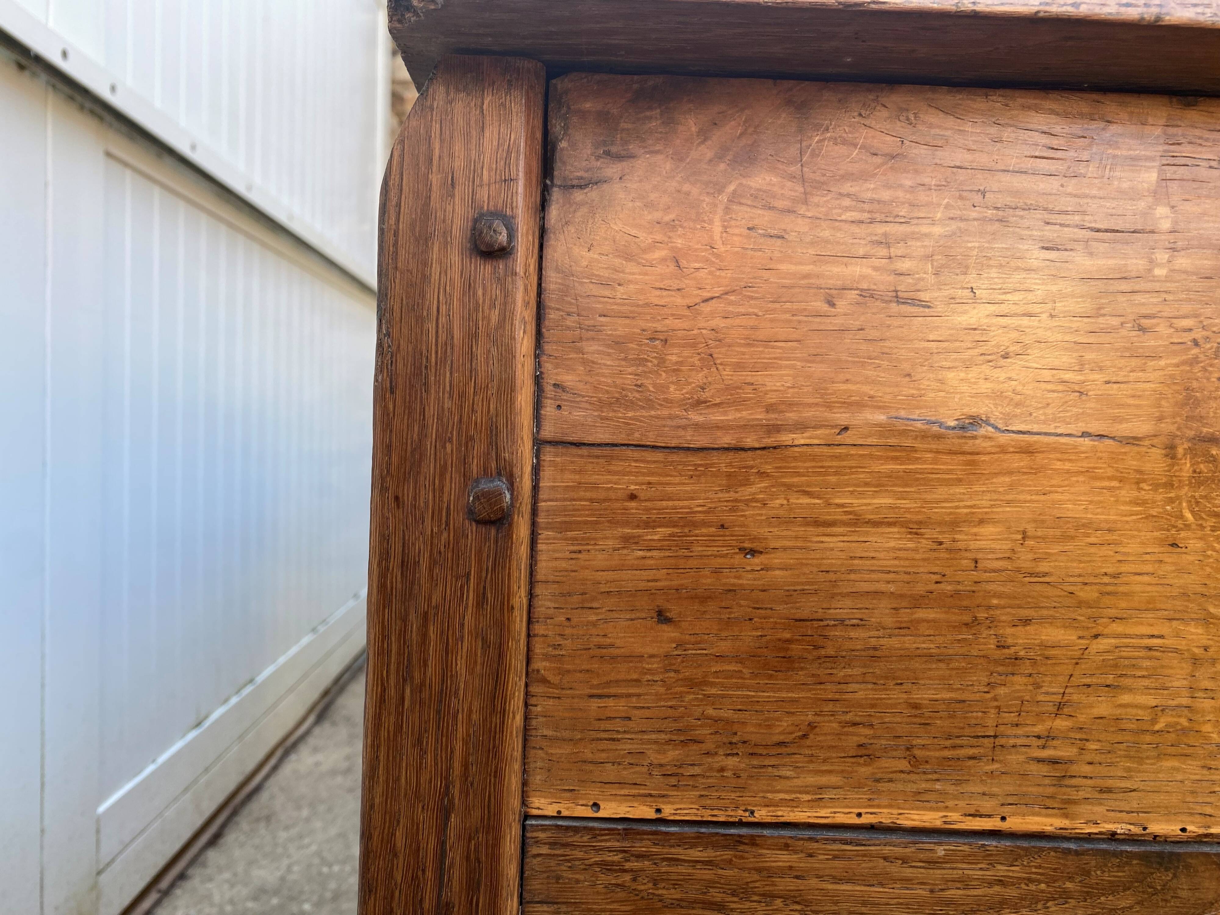 Antique 19th century solid oak hut