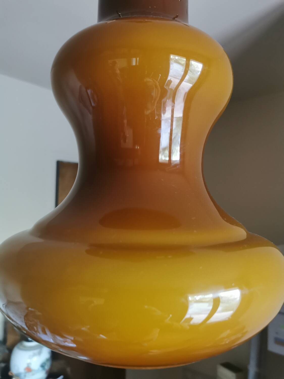 Murano glass pendant lamp Missimo Vignelli