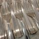 11 silver-plated metal cake forks Boulenger Betty